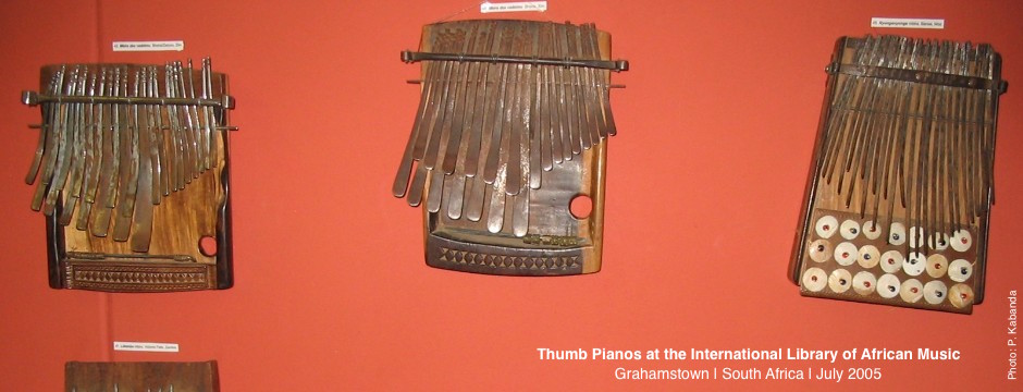 Thumb Pianos at the International Library of African Music